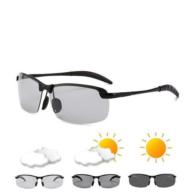 Photochromic Sunglasses Day And Night Vision Polarized Driving Eyewear