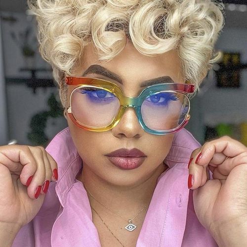 Cute Stylish Ladies Anti Blue Ray Eye Glasses