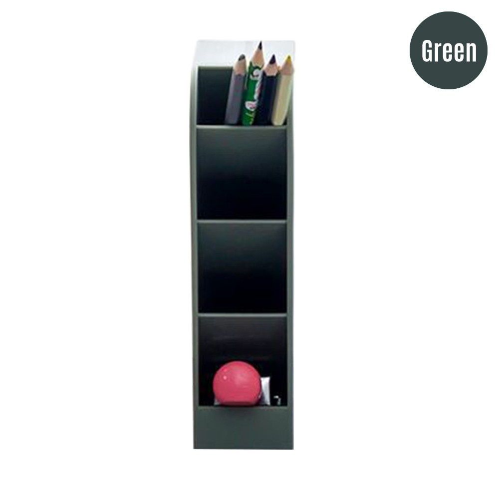 1pc Desk Organizer 4 Compartments Fashion Mutifunctional Pen