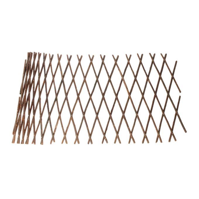 Expandable Garden Fence Wood Vines Ivy Climbing Frame Support Lattice