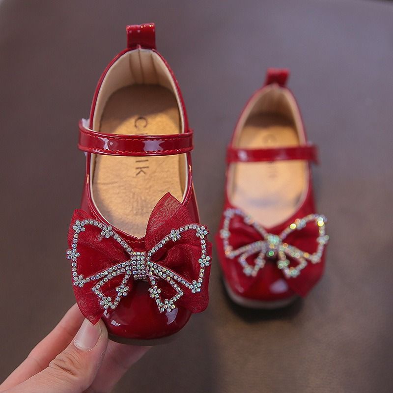 Girl All Patent Birthday Party Shoe - Red