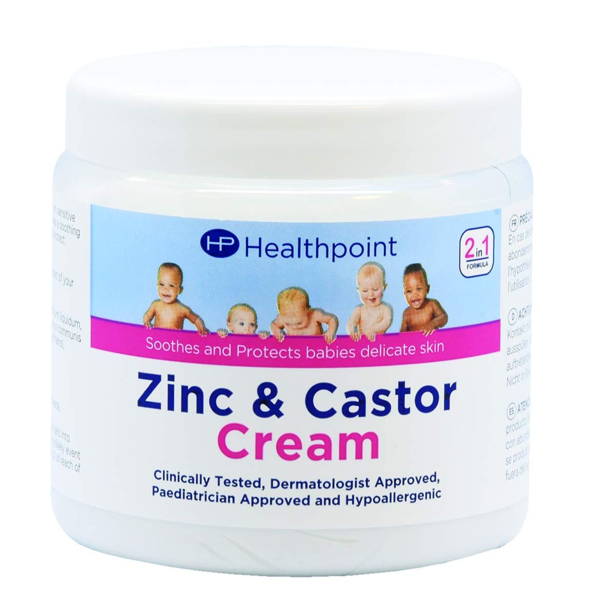 Zinc And Castor Oil Cream Soothes And Protects Babies Delicare Skin 225g