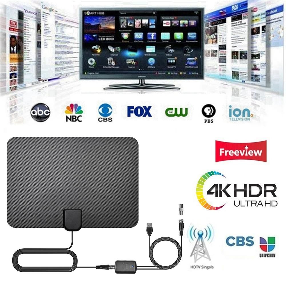 4k Digital Hdtv Indoor TV Antenna Amplifier Aerial Receiver