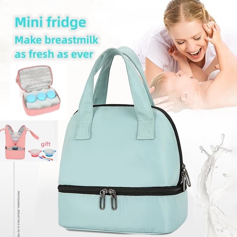 Maternity Bag Breastmilk Frozen Baby Mommy Backpack-Navy
