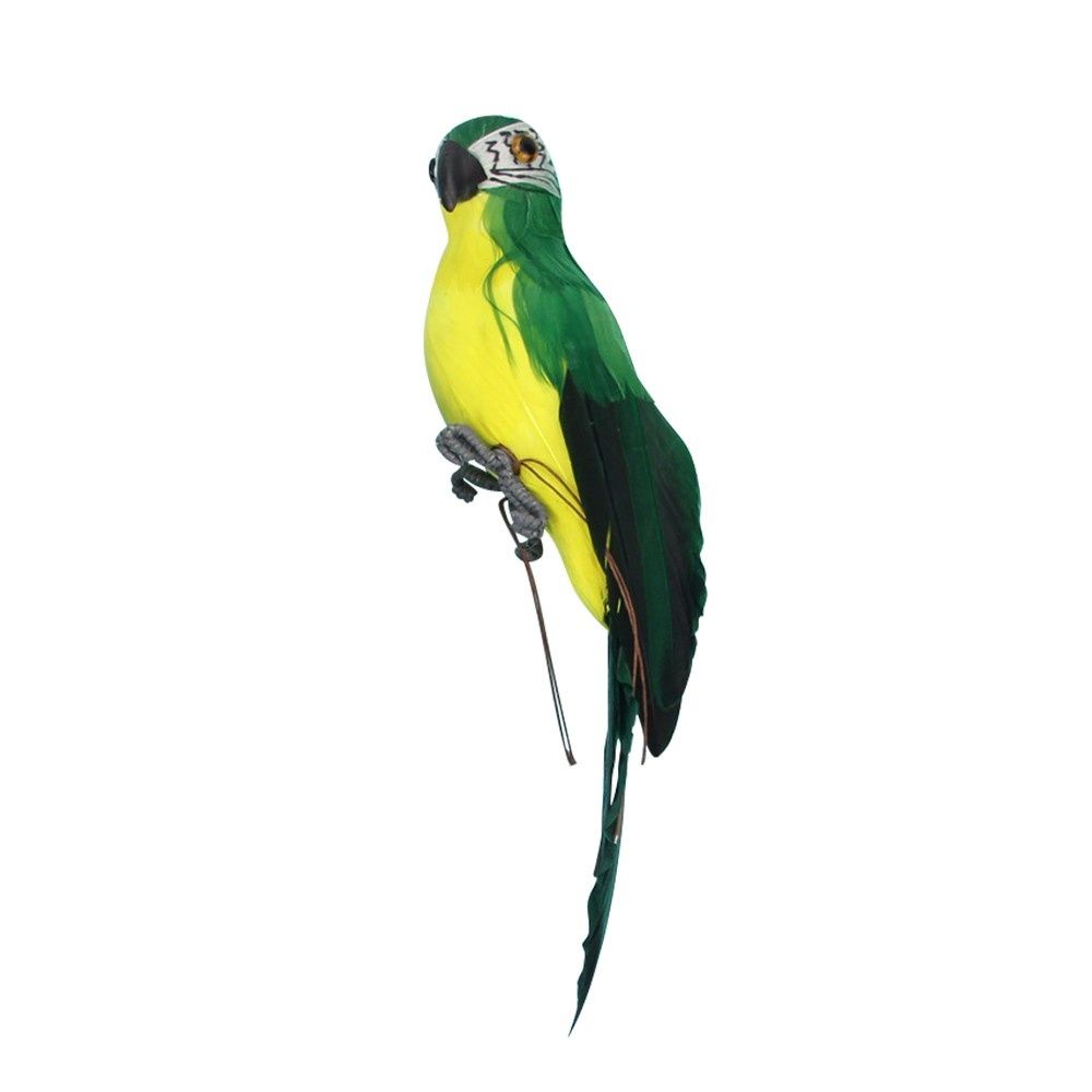 Artificial Parrot Wall Sculpture Decorative Simulation Foam