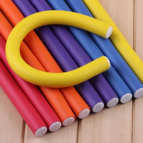 Bendable Hair Curlers/Rollers Multi-Coloured -10 Pcs.