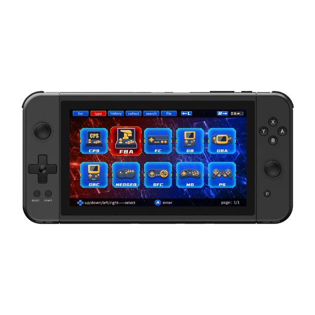 X70 Handheld Video Game Console 7 Inch HD Screen Retro PS1 Cheap Children's Gifts Support Two_Playe