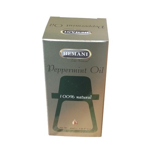100% Cold Pressed Natural Pure Peppermint Oil - 40ml