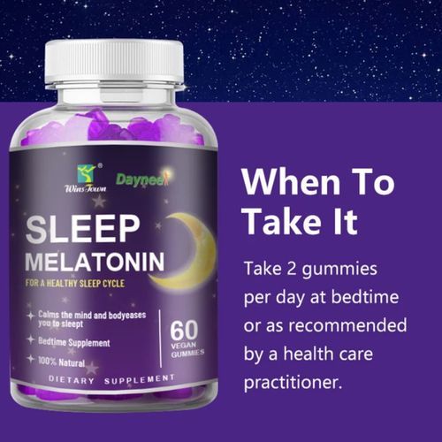 Sleep Melato Bedtime Gummies For A Healthy Sleep Cycle