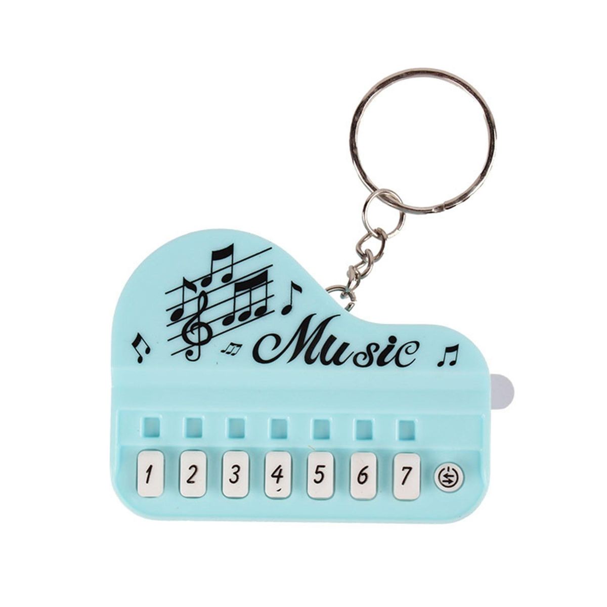 Bag Decoration Pendant Melody Magic Keychain Mini Piano Pendant Blue