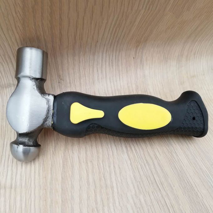 Stubby Steel Hammer Ergonomic Handle Jewelry Mallet Metal Leather