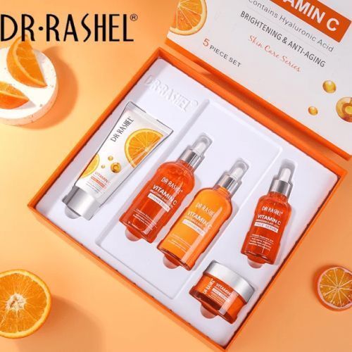VITAMIN C BRIGHTENING +ANTI AGEING SKIN CARE SERIES -5 In 1.