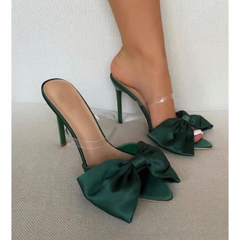 Bow Mules - Green