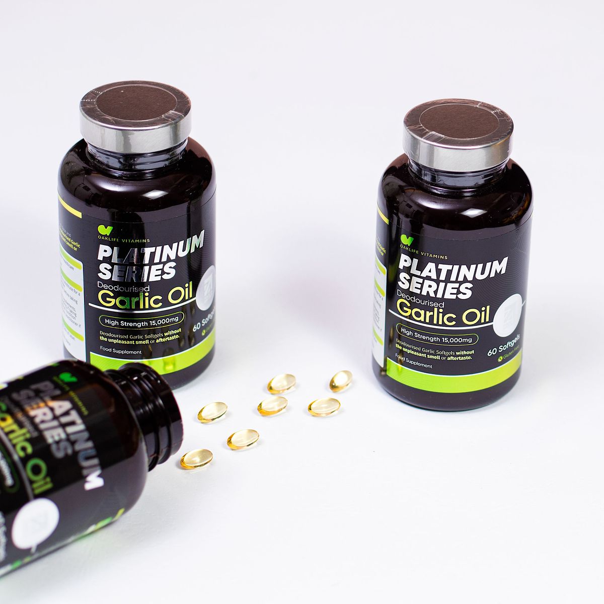 HIGH STRENGTH DEODOURISED GARLIC OIL 15,000MG