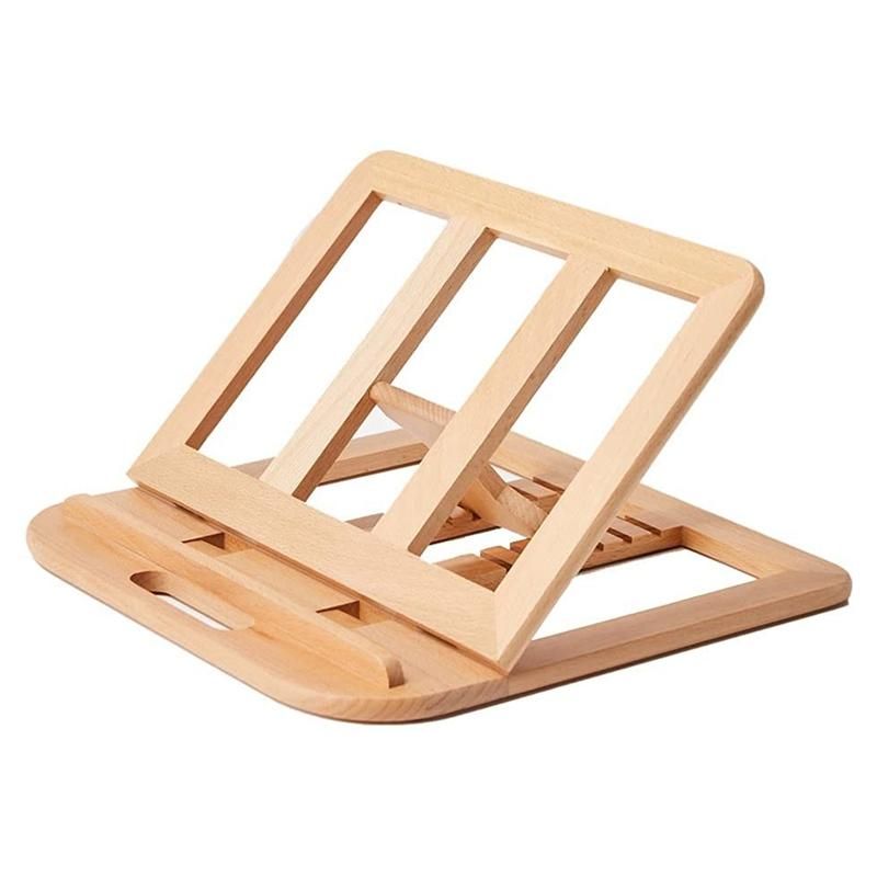 Laptop Stand, Wooden Foldable Portable Computer Stands ,Ergonomic Laptop Holder for All Laptops 10-15.6 inch