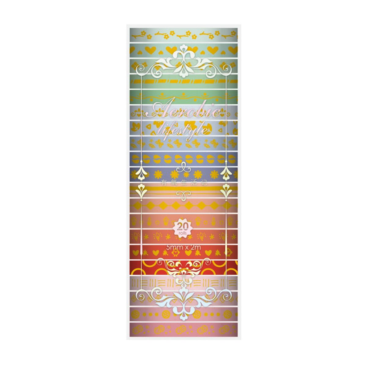 20 Rolls Decorative Washi Tape Photo Album Masking Tape C