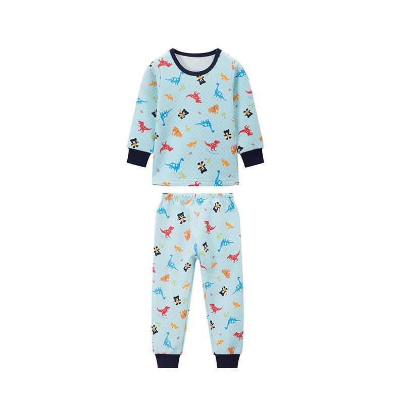 Autumn And Winter Spot Pullover Keep Warm Suit Winter Cotton Universal Set Pants Cartoon F