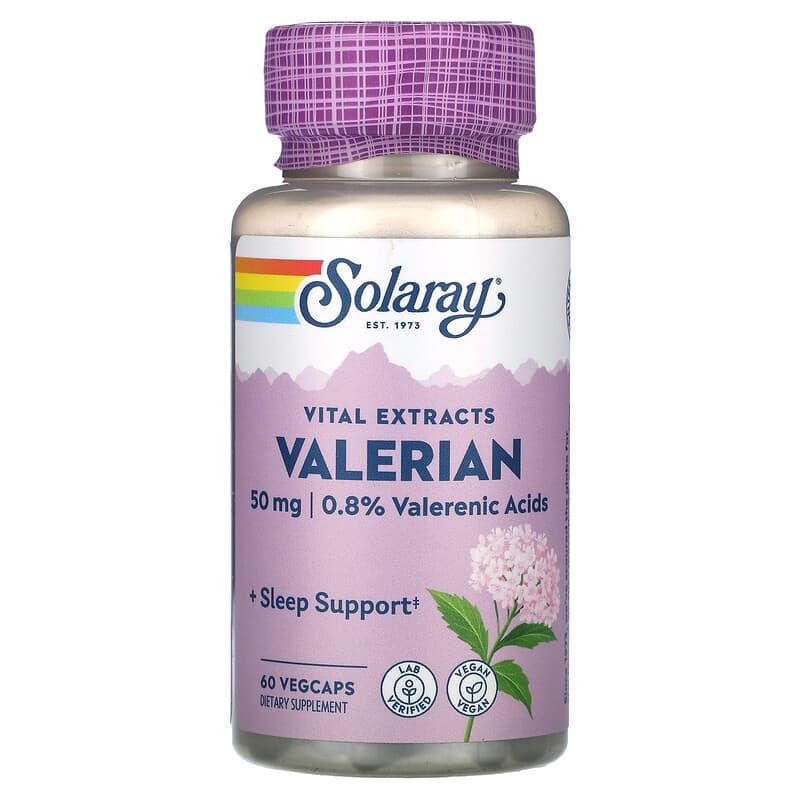 Valerian Root Extract 50 Mg Relaxation Support Healthy Sleep