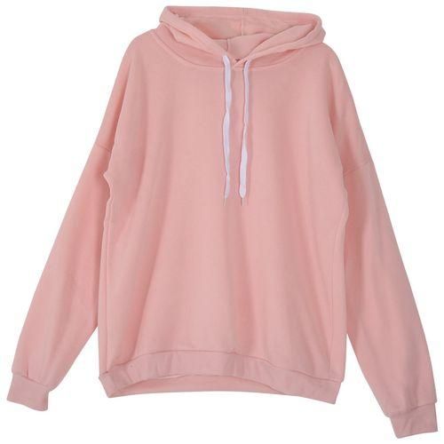Autumn Winter Sweatshirts Women Solid Plain Long Sleeve