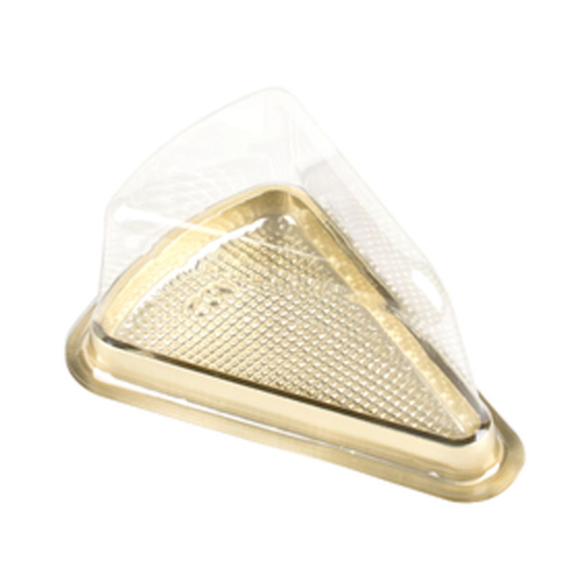 50Pcs Cupcake Box Moon Cake Tray Triangular Mousse Cake Golden