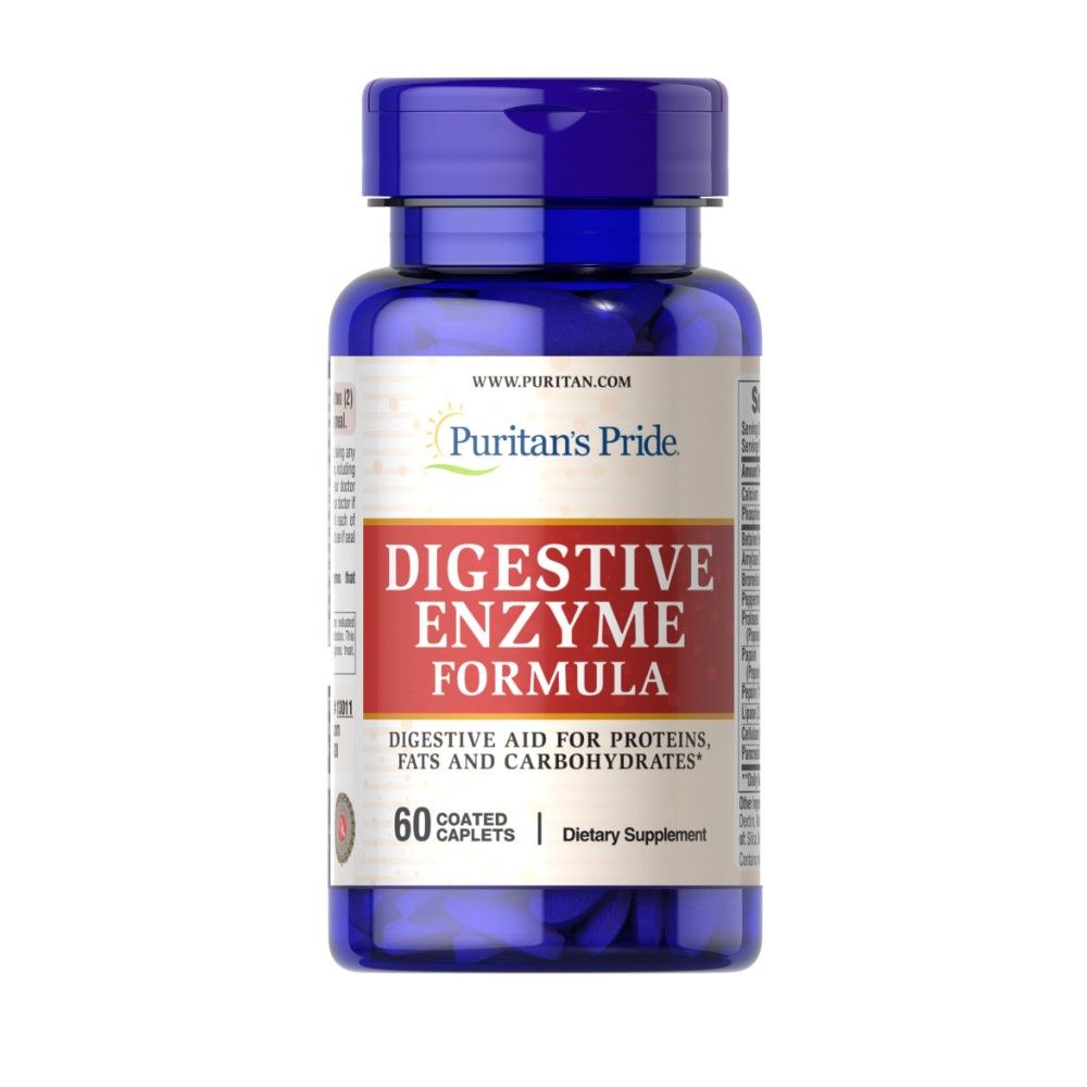 Digestive Enzyme Formula, 60 Coated Caplets
