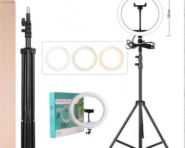 12 Inches Led Ring Light With Tripod Stand Gener