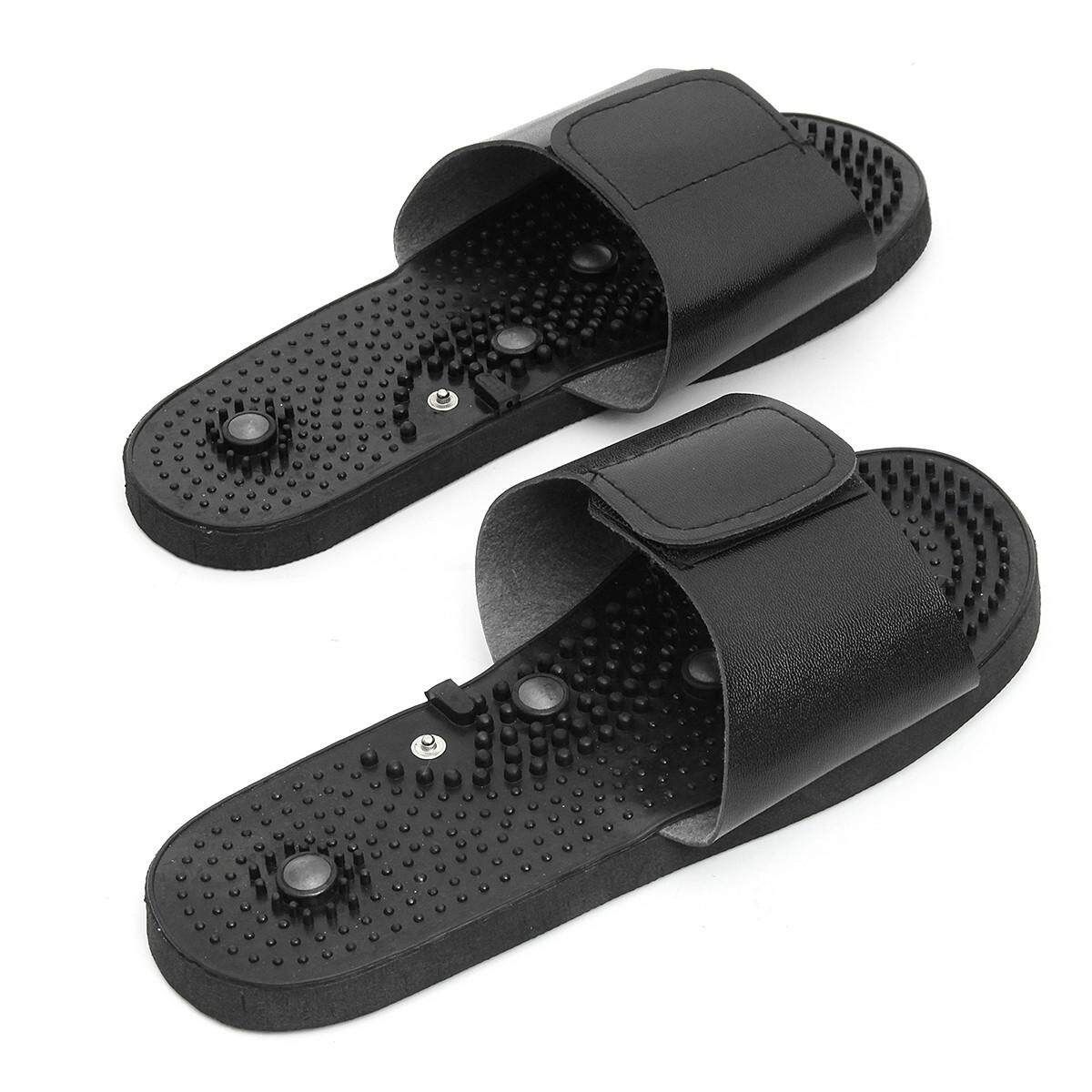Electrode Digital Massage Slippers Shoes Acupuncture Therapy Body Foot Massage