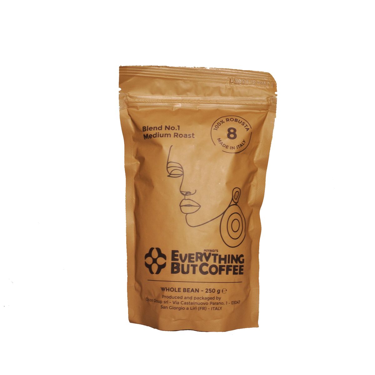 Pure 100% Robusta 250G Beans