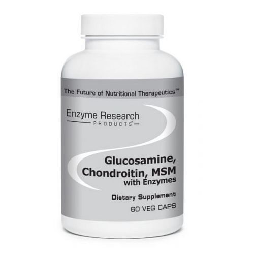 Glucosamine + Chondroitin, MSM W Enzymes 60 Caps