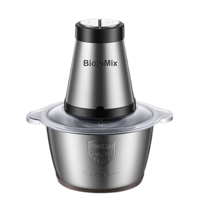 Stainless Steel 2L Capacity Electric Chopper Meat Grinder