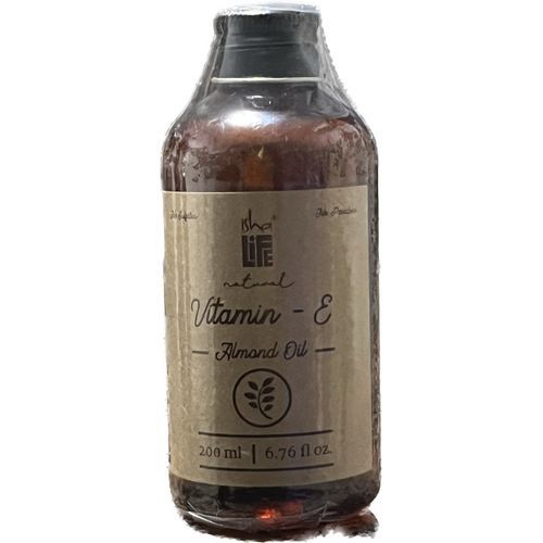 Natural Vitamin E Almond Oil, 200ml  6.76 Oz
