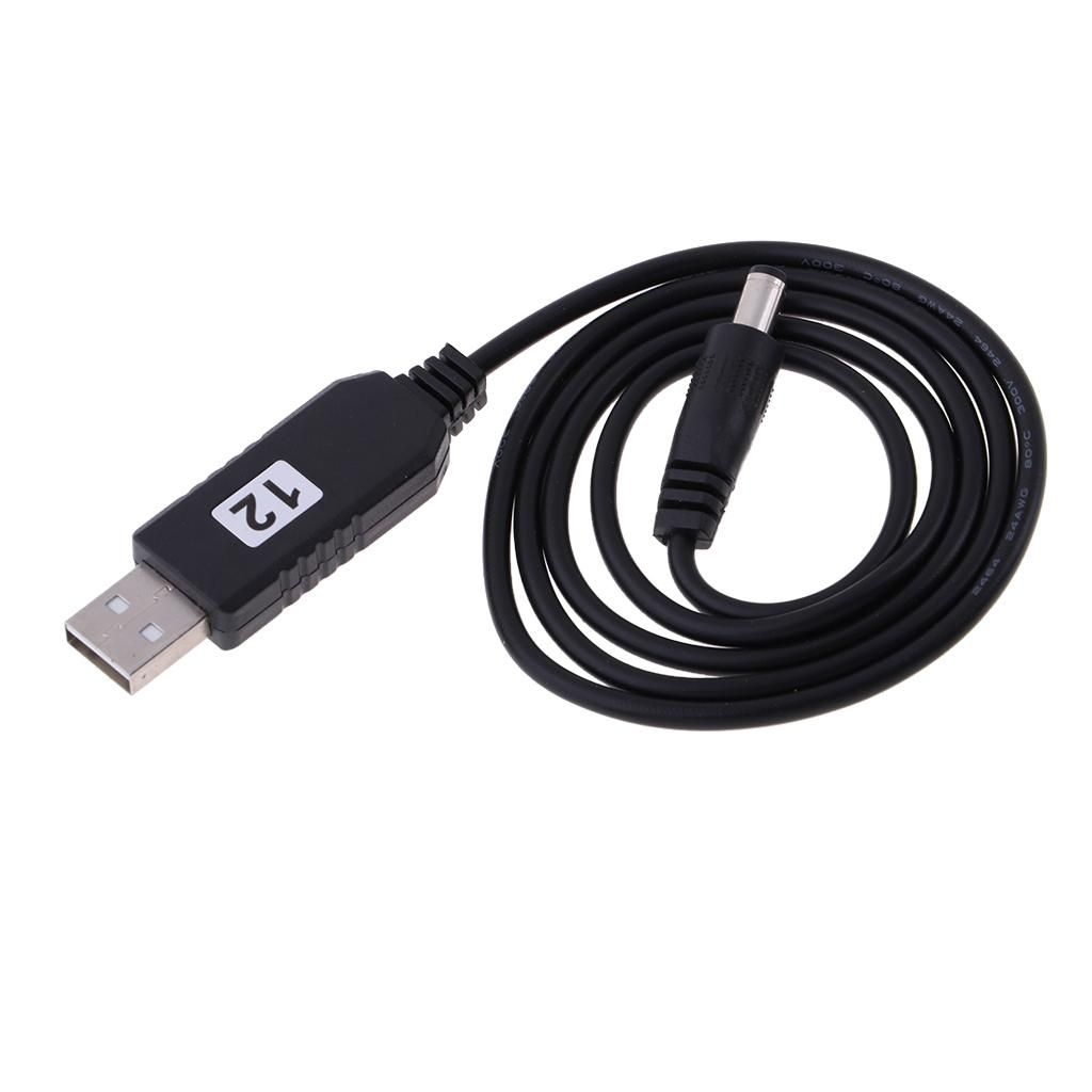 DC 5V To DC 12V USB Voltage Step Up Converter Cable With DC   5