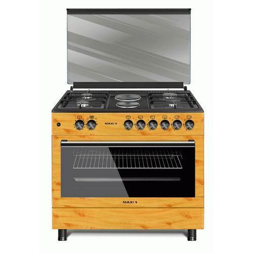 60*90 4 Gas + 2 Electric Ignition Wooden Style Gas Cooker