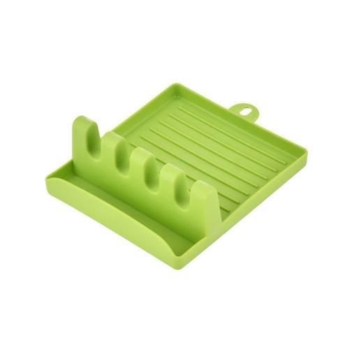 Portable Kitchenware Organizer Mess Kit Ladle Spoon Rest Pots Pan Lid Utensils Holder Cooking Spatula Rack Kitchen Accessories