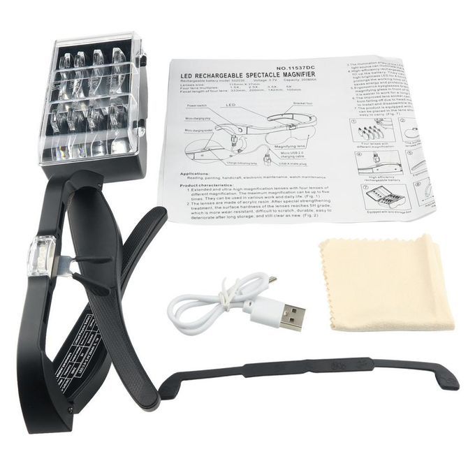 Head Magnifier Glasses 1.5X 2.5X 3.5X 5X Best Magnifying Glasses For
