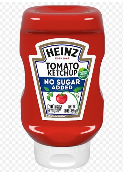 TOMATO KETCHUP NO SUGAR ADDED 369g