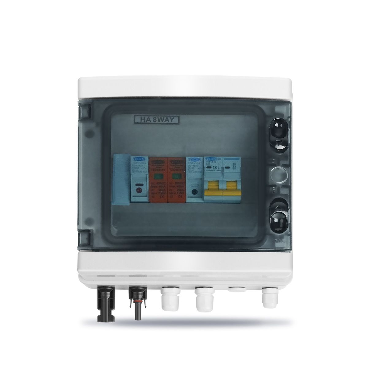 Solar Photovoltaic PV Combiner Box with Protection 1 Input