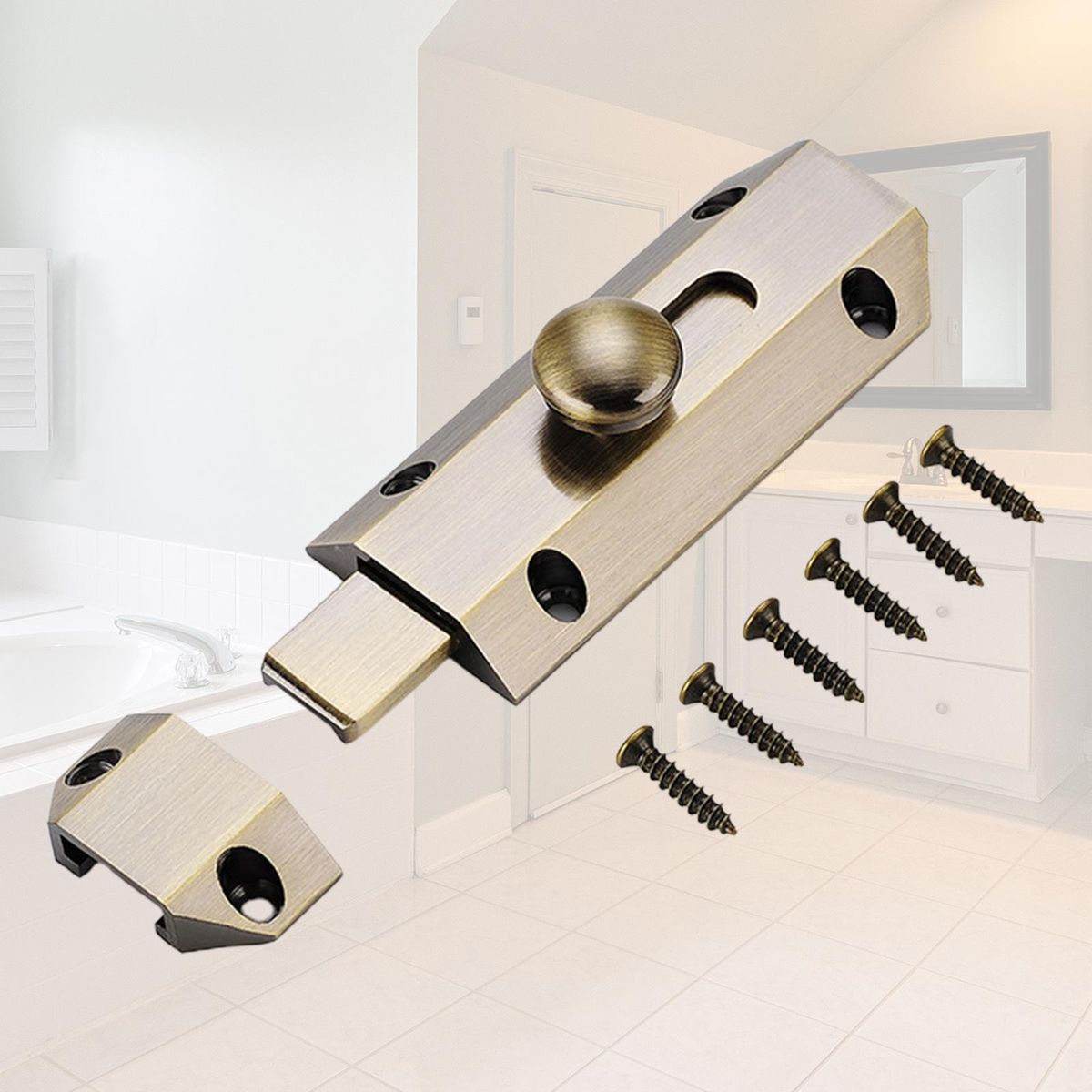 Door Security Olt Latch Sturdy Door Pin Rass For Living B