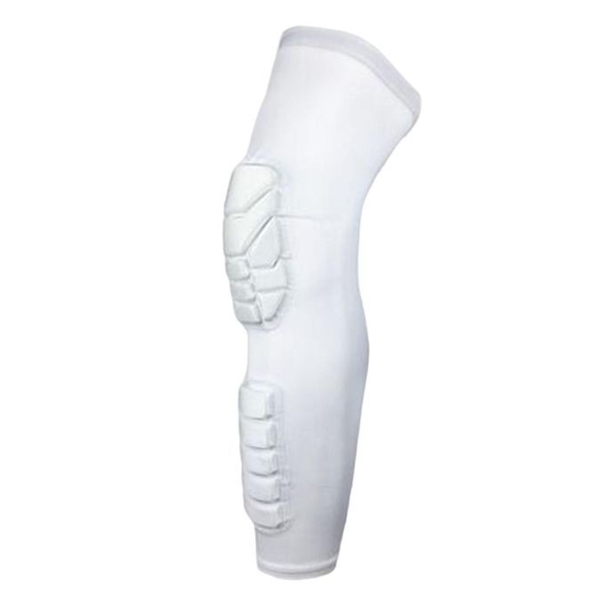 Protective Knee Calf Pads Knee Brace Support For Cycling White XL