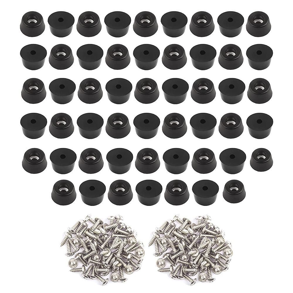 52PCS for  Board 031x059Inch Anti Scratch Rubber  Board Feet for Chairs & Other Furniture