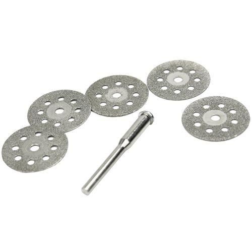 5X 22mm Mini Discs Practical Diamond Cut