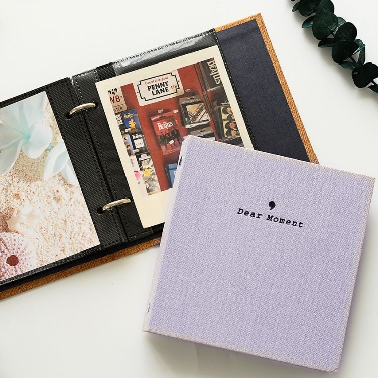 5 Inch Photo Cotton And Linen Loose-leaf Album