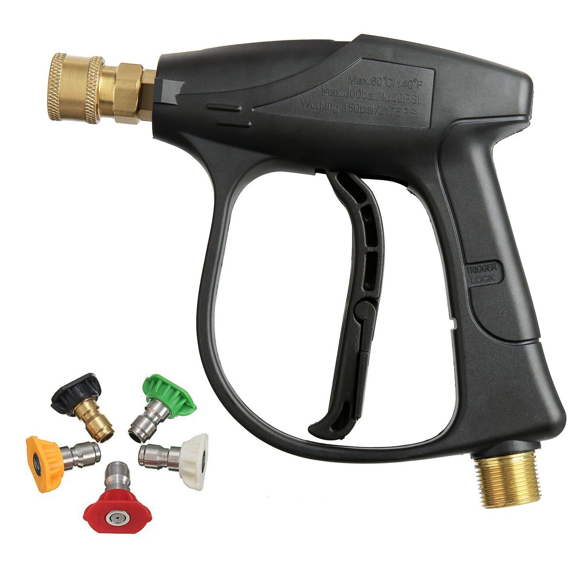 MATCC 200BAR/3000PSI High Pressure Washer With 5 Nozzles For