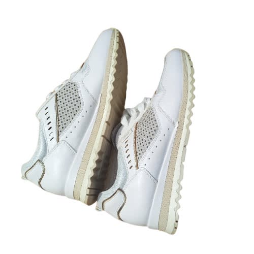 Stoned Sneakers With Lace For Ladies