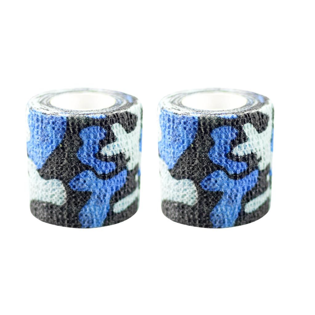 2 Pieces Self-adhesive Wrist Ankle Joints Wrap  Tape Navy