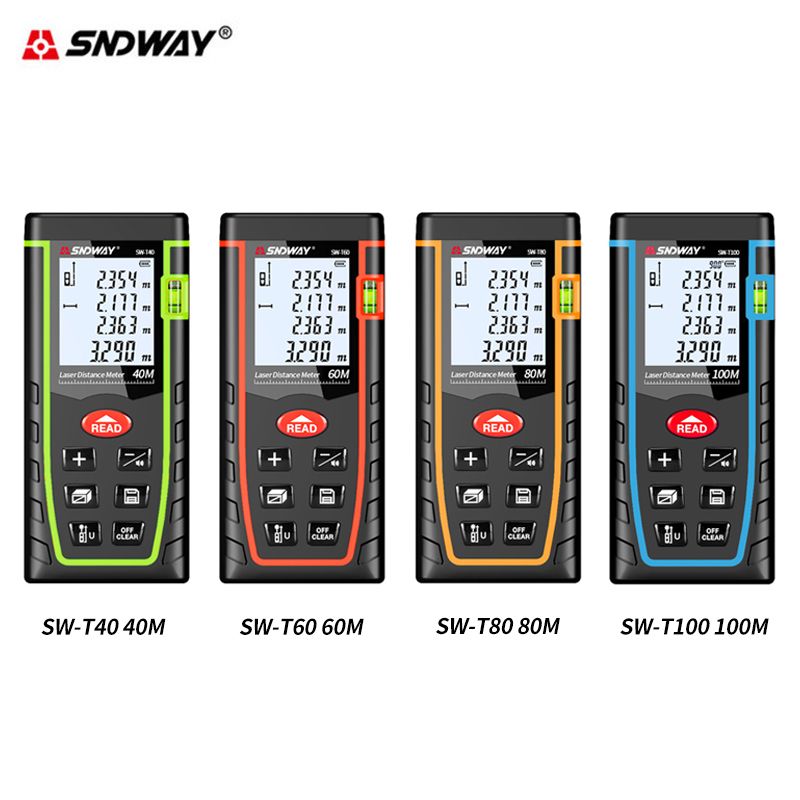 Laser Distance Meter 120M 100M 80M 60M 40M Build Measure