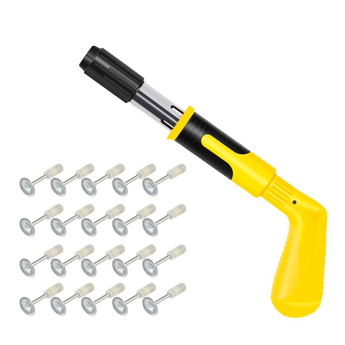 Nail Wall Fastening Tool Kit With 20 Nails Portable Manual