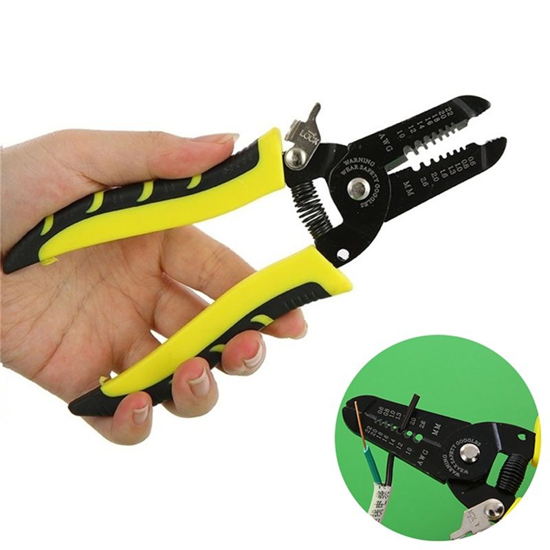 Wire Stripper Cable Decrustation Pliers 0.6~2.6mm 10~22AWG