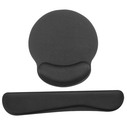 Memory Foam Keyboard Wrist Rest Mouse Pad Set
