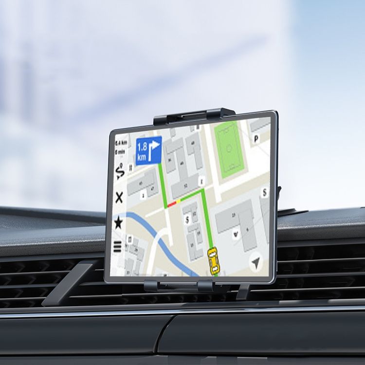 Car Dashboard Navigation Mobile Phone Tablet Bracket Metal Clamp Arm